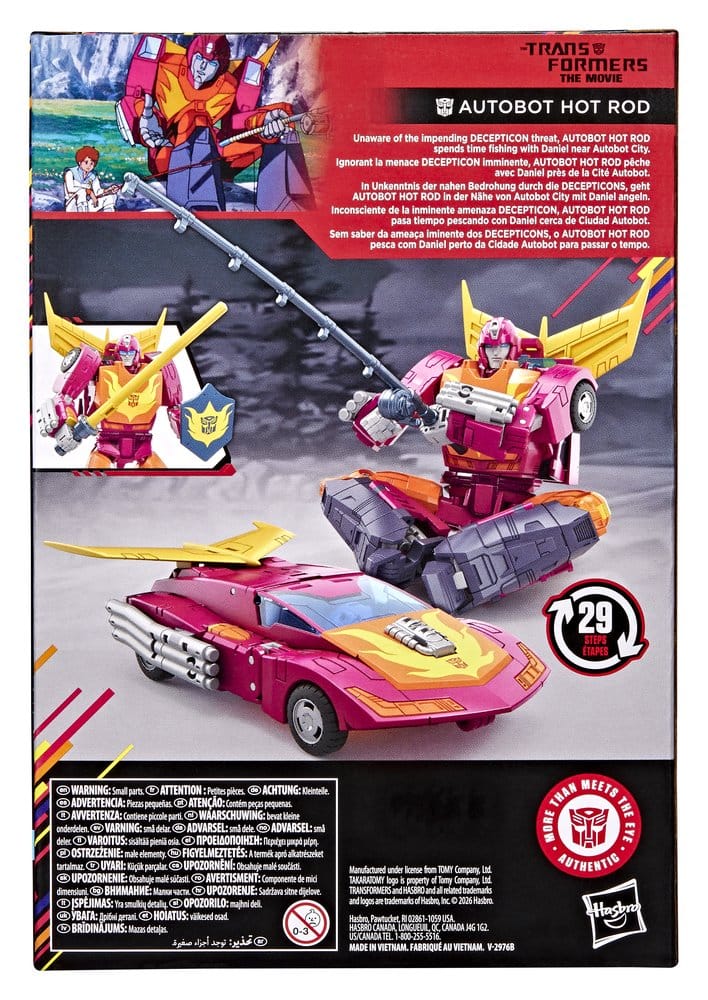 The Transformers: The Movie Studio Series Voyager Class Figura MTMTE Collection: Autobot Hot Rod 14 cm