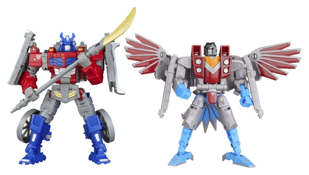Transformers Timelines Figuras Samurai Themed Set Optimus Prime & Starscream 14 cm Frikytopia
