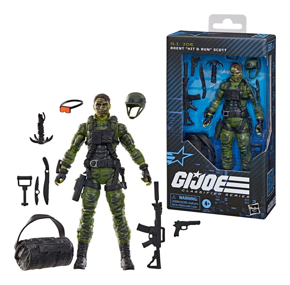 G.I. Joe Classified Series Figura Brent "Hit & Run" Scott 15 cm