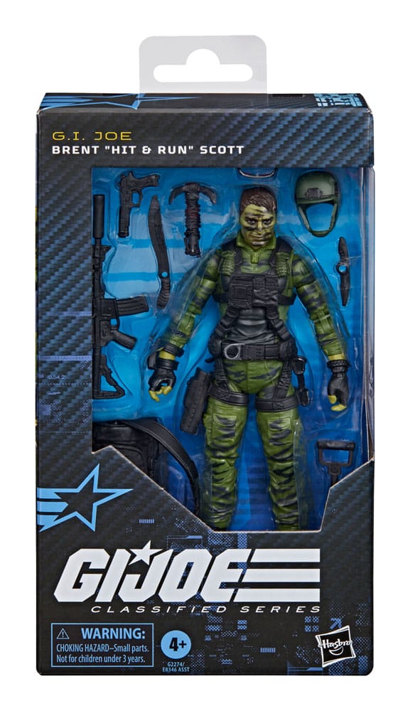 G.I. Joe Classified Series Figura Brent "Hit & Run" Scott 15 cm