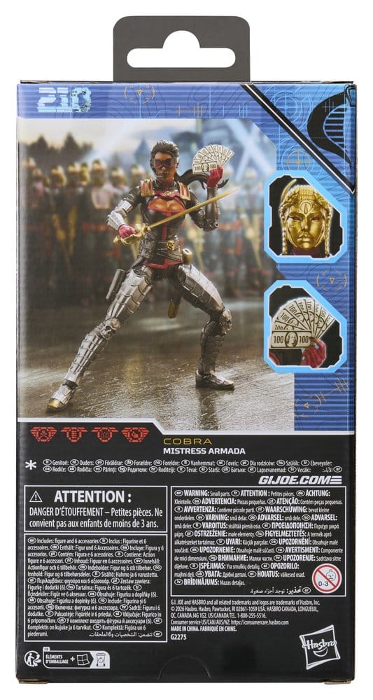 G.I. Joe Classified Series Figura #210 Mistress Armada 15 cm