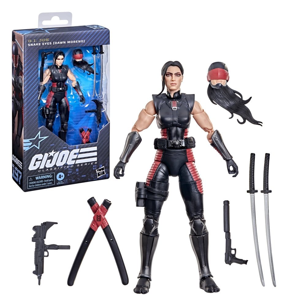 G.I. Joe Classified Series Figura Snake Eyes (Dawn Moreno) 15 cm