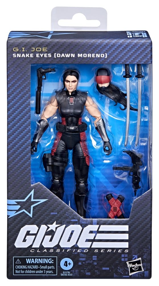 G.I. Joe Classified Series Figura Snake Eyes (Dawn Moreno) 15 cm