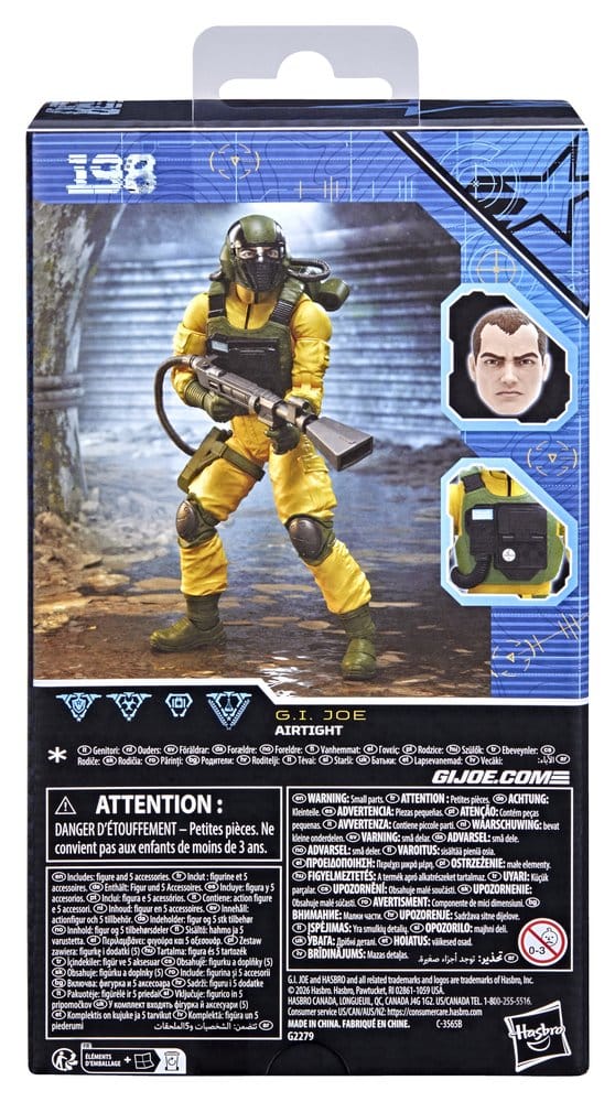 G.I. Joe Classified Series Figura #198 Airtight 15 cm