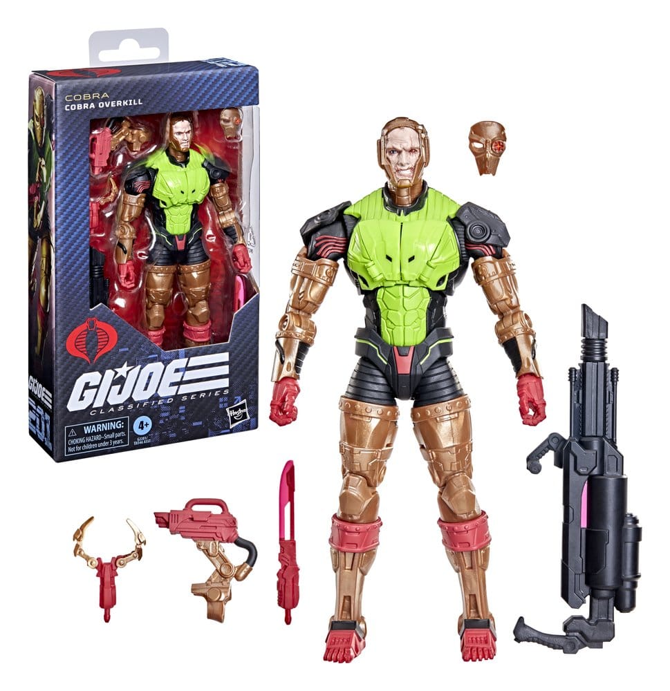 G.I. Joe Classified Series Figura #201 Cobra Overkill 15 cm
