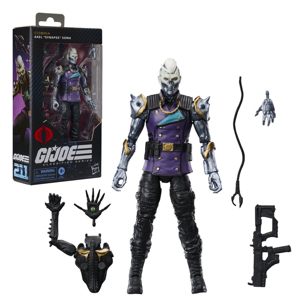 G.I. Joe Classified Series Figura #211 Axel "Synapse" Soma 15 cm