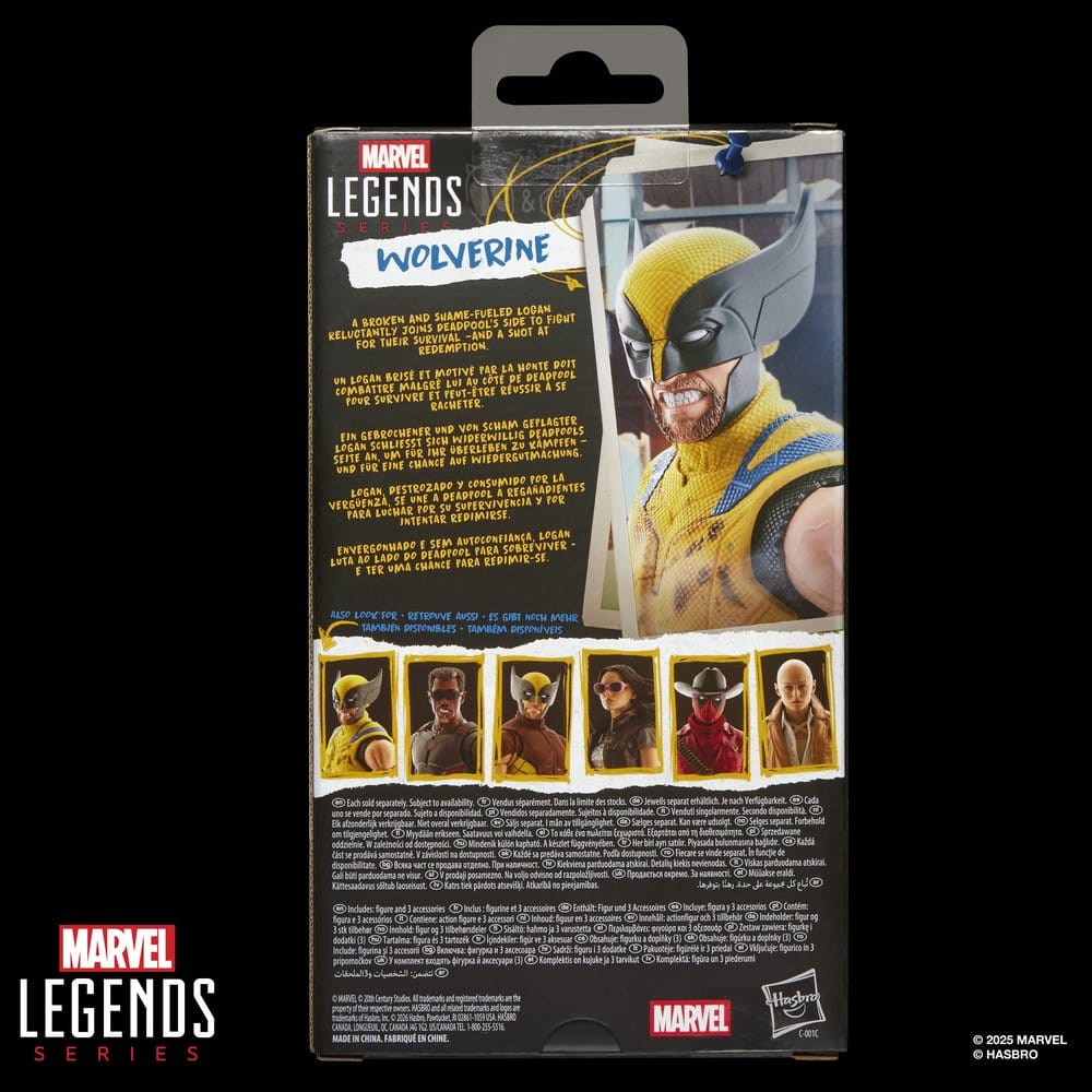 Figura Wolverine Deadpool & Wolverine Marvel Legends Series 15cm