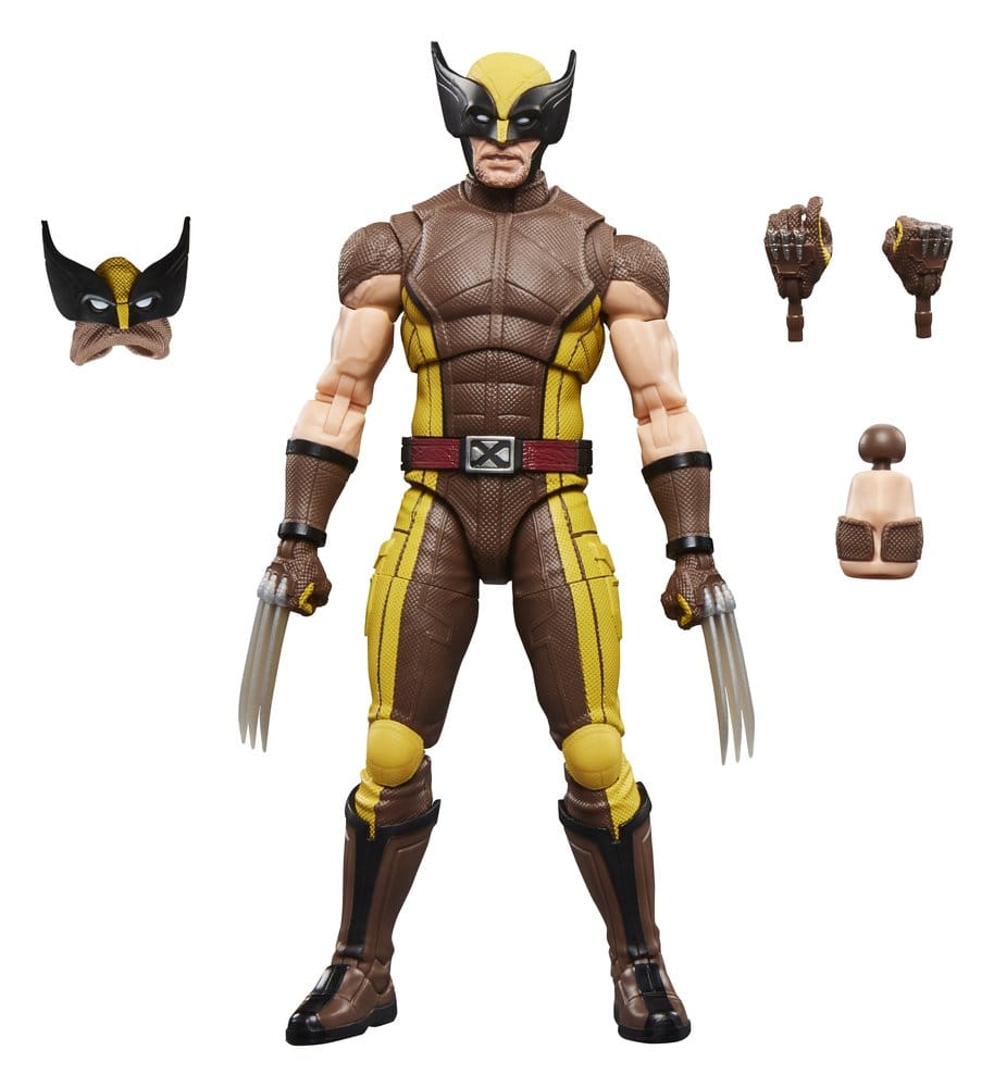 Figura Wolverine Brown Suit Deadpool & Wolverine Marvel Legends Series 15cm