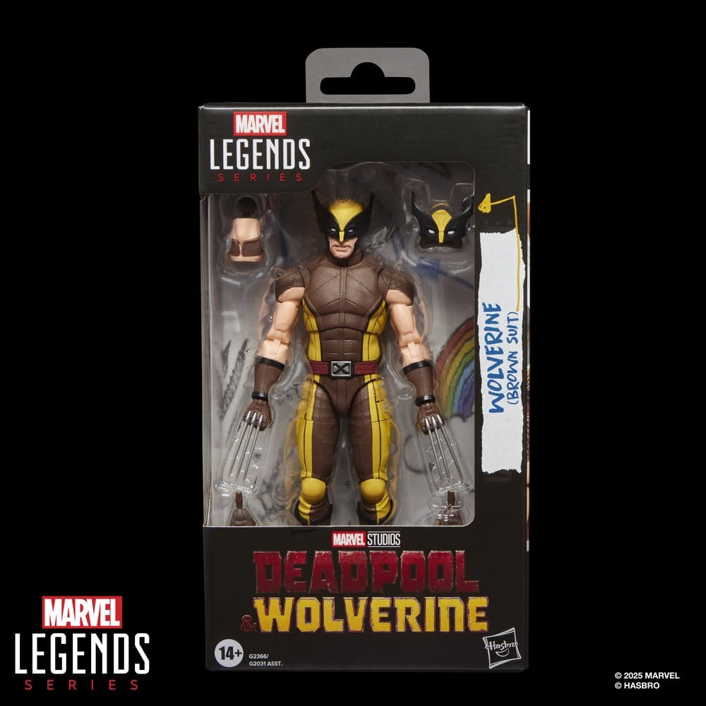 Figura Wolverine Brown Suit Deadpool & Wolverine Marvel Legends Series 15cm