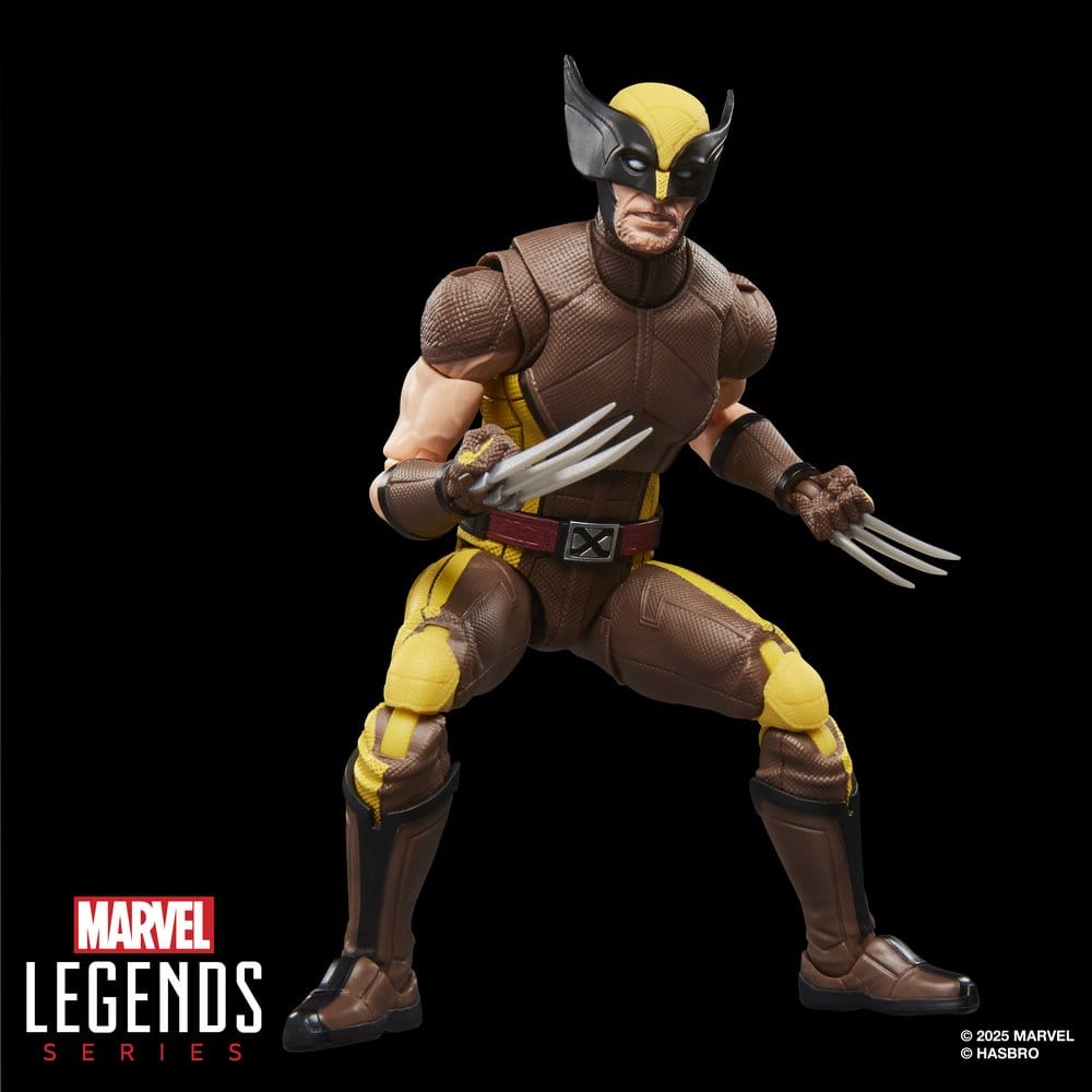 Figura Wolverine Brown Suit Deadpool & Wolverine Marvel Legends Series 15cm