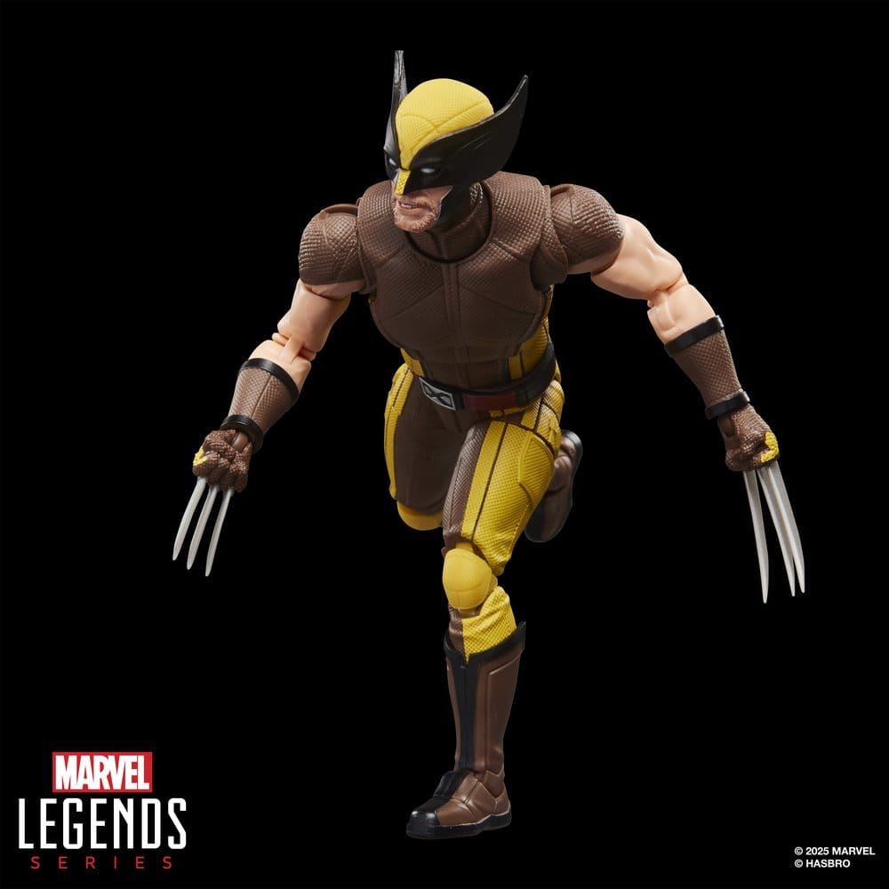 Figura Wolverine Brown Suit Deadpool & Wolverine Marvel Legends Series 15cm