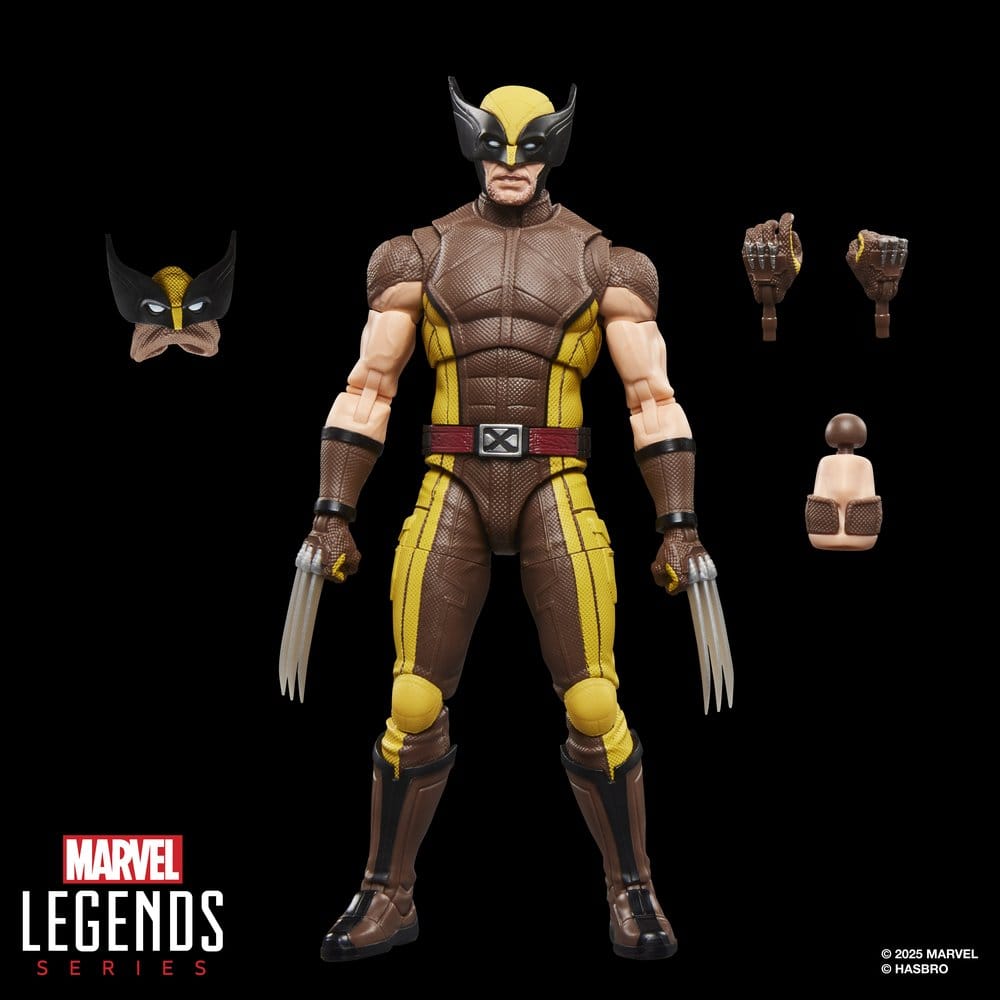 Figura Wolverine Brown Suit Deadpool & Wolverine Marvel Legends Series 15cm