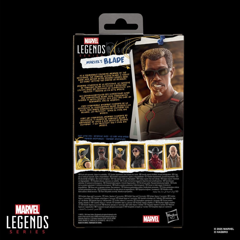 Figura Marvel's Blade Deadpool & Wolverine Marvel Legends Series 15cm