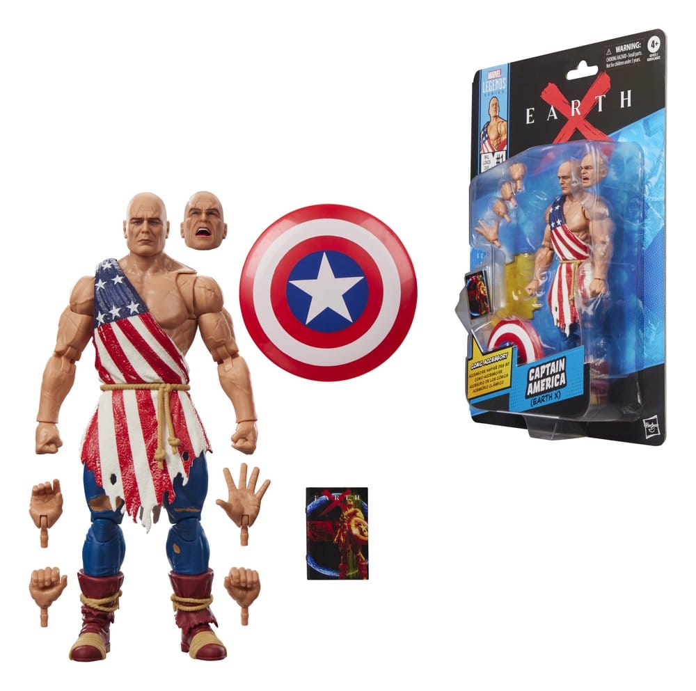 Earth X Marvel Legends Figura Captain America 15 cm