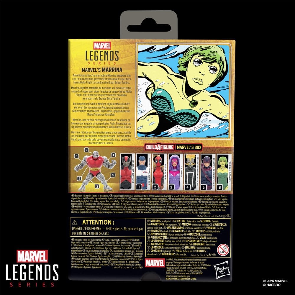 Figura Marvels Marrina Marvel Legends Series 15cm
