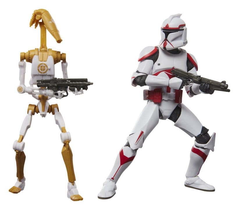 Star Wars: Battlefront II Black Series Pack de 2 Figuras Phase I Assault Trooper & Battle Droid Officer 15 cm Frikytopia