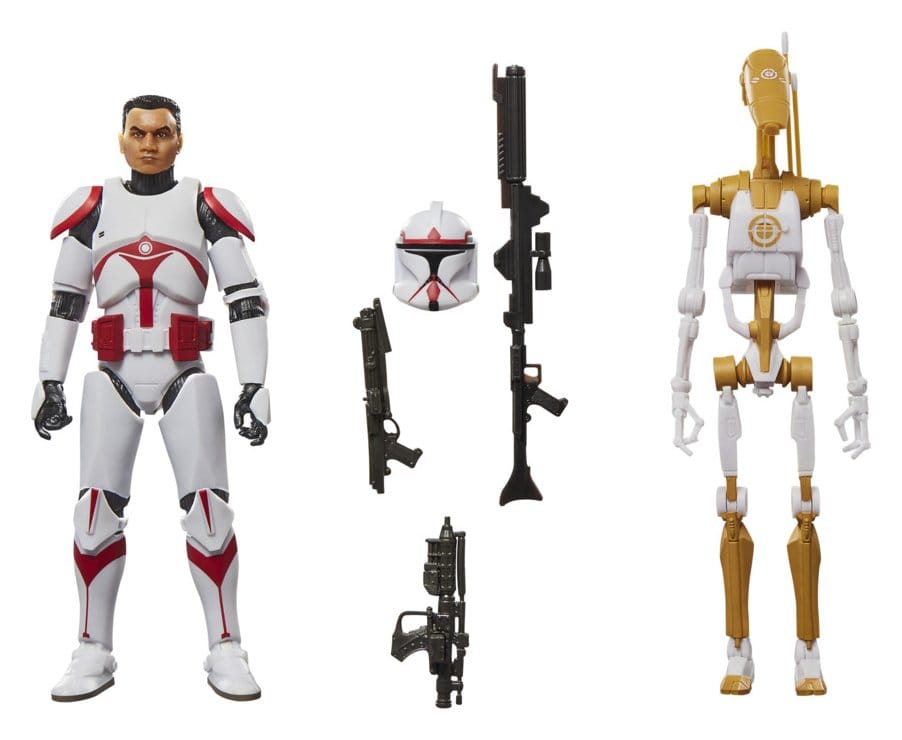 Star Wars: Battlefront II Black Series Pack de 2 Figuras Phase I Assault Trooper & Battle Droid Officer 15 cm