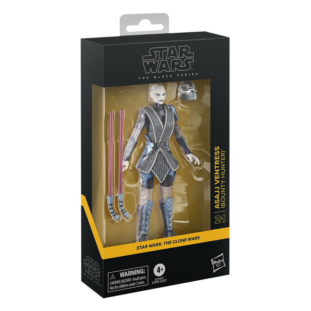 Star Wars: The Clone Wars Black Series Figura Asajj Ventress (Bounty Hunter) 15 cm