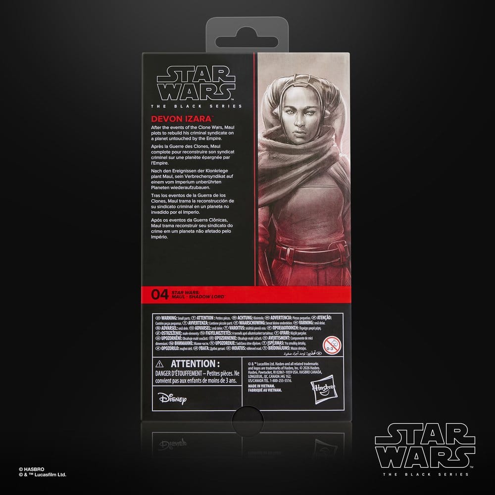 Star Wars: Maul - Shadow Lord Black Series Figura Devon Izara 15 cm