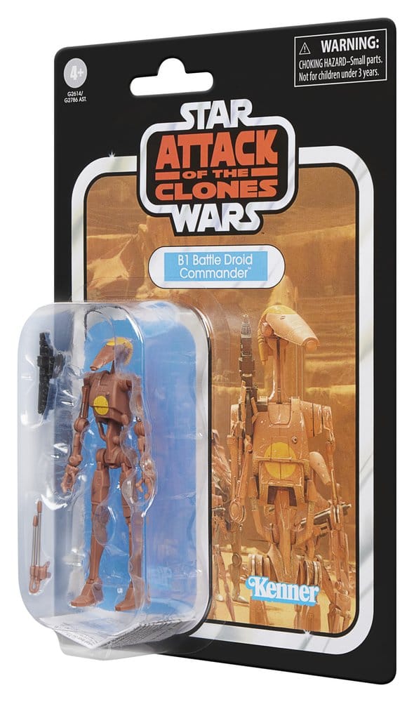 Star Wars Episode II Vintage Collection Figura B1 Battle Droid Commander 10 cm