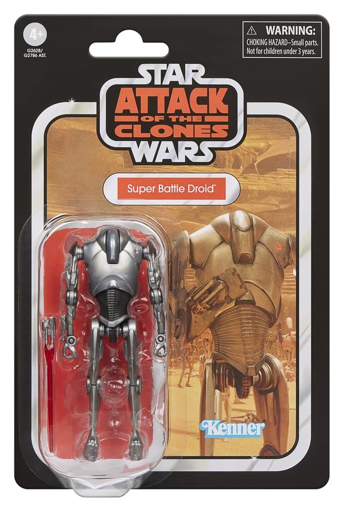 Star Wars Episode II Vintage Collection Figura Super Battle Droid 10 cm