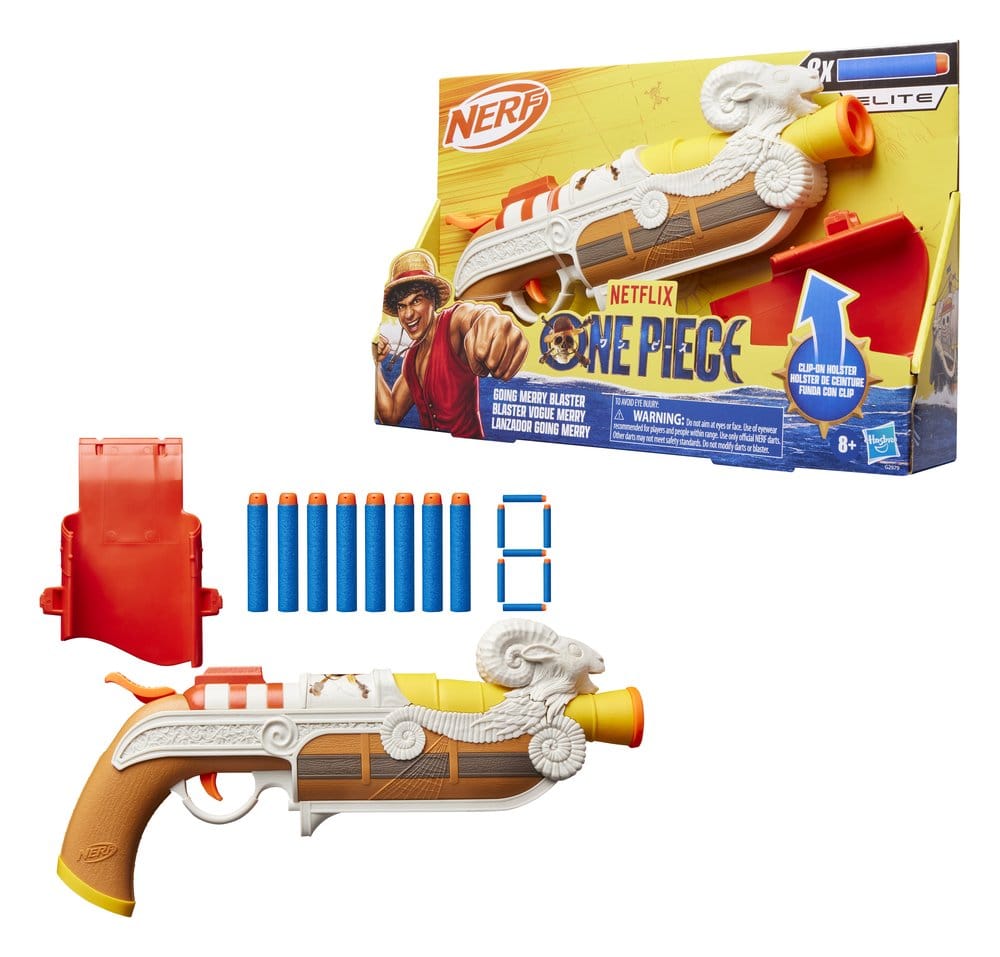 One Piece NERF Lançador de Dardos Going Merry