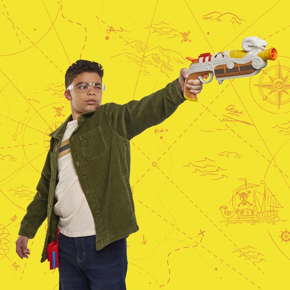 One Piece NERF Lançador de Dardos Going Merry