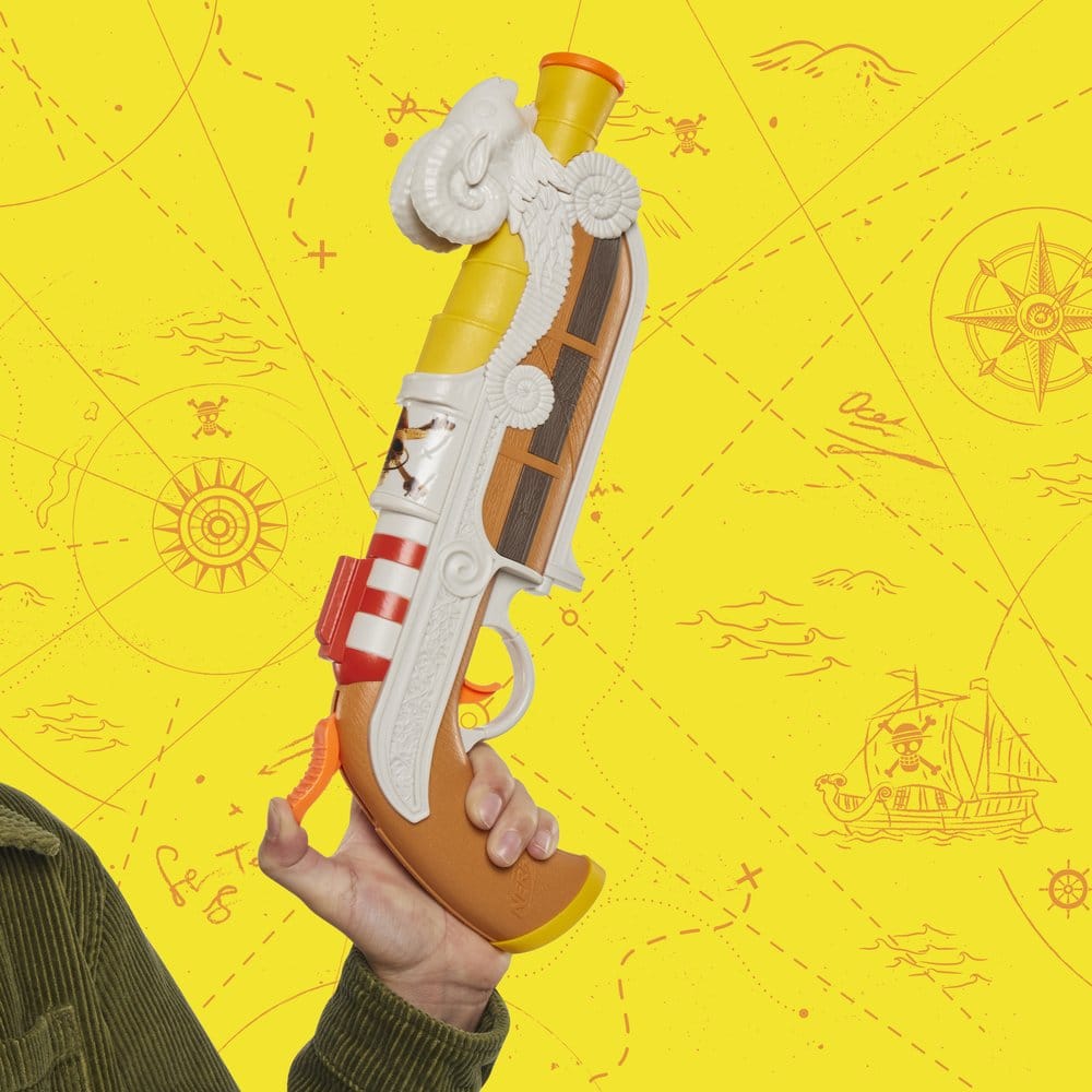 One Piece NERF Lançador de Dardos Going Merry