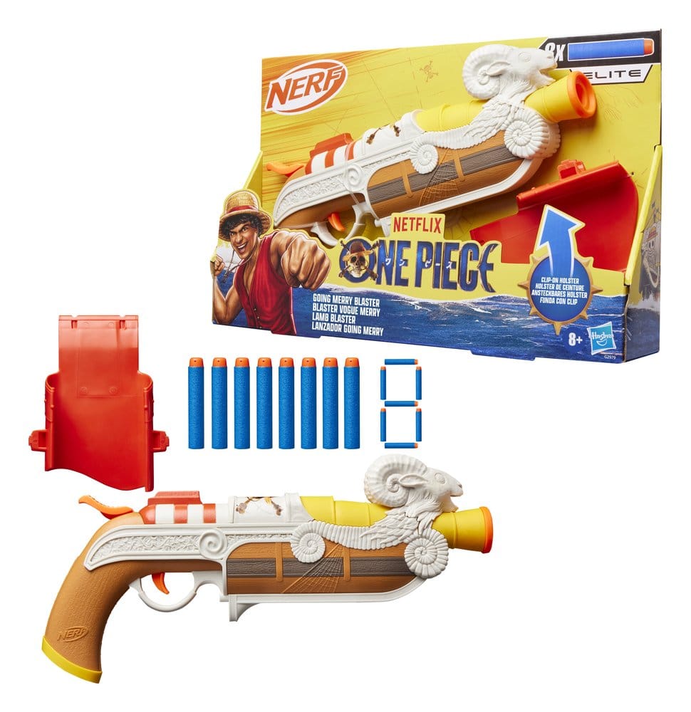 One Piece NERF Lançador de Dardos Going Merry