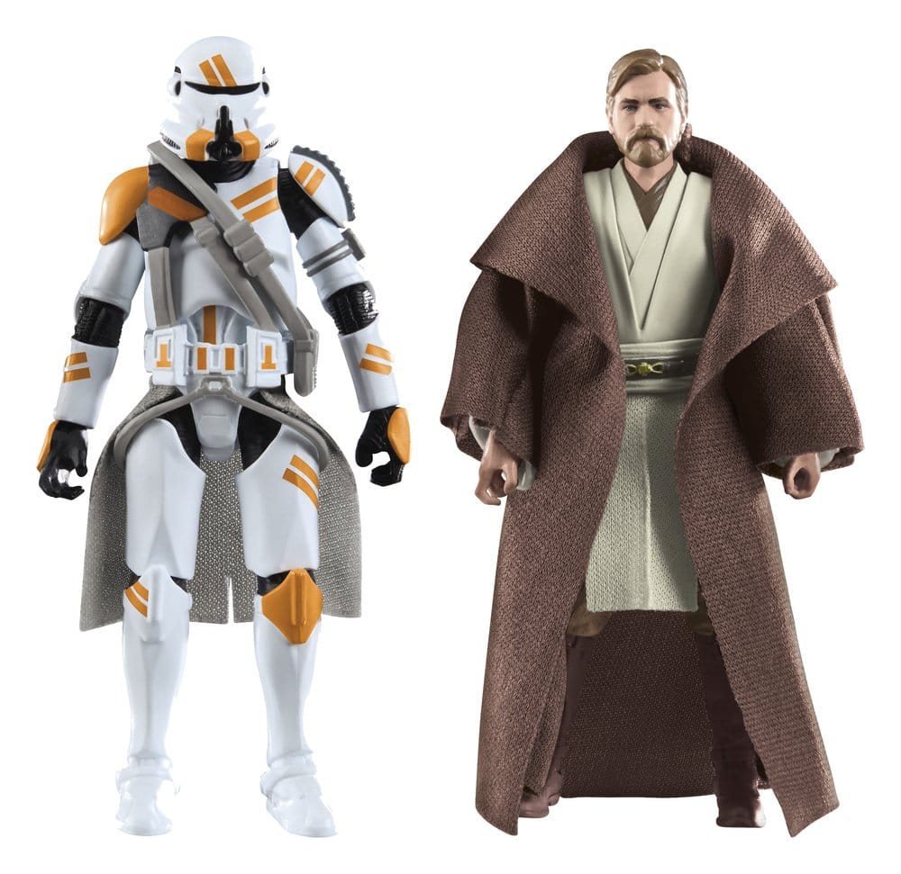 Star Wars Episode III Vintage Collection Pack de 2 figuras Obi-Wan Kenobi & Airborne Clone Trooper 10 cm Frikytopia