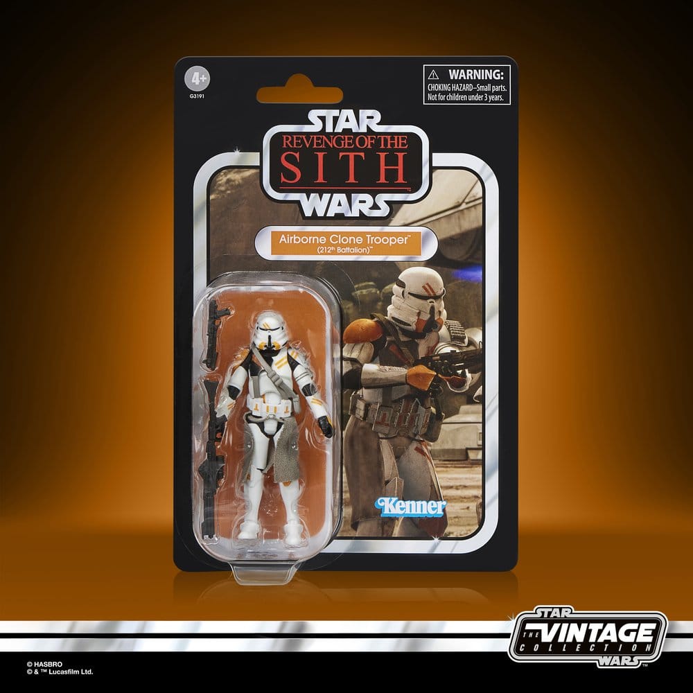 Star Wars Episode III Vintage Collection Pack de 2 figuras Obi-Wan Kenobi & Airborne Clone Trooper 10 cm