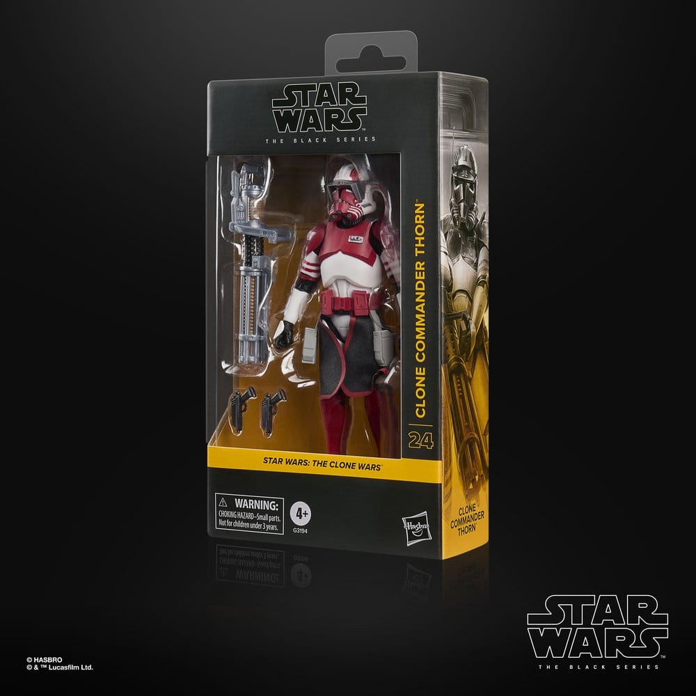 Figura hasbro star wars day the black series may the 4th be with you clone commander thorn