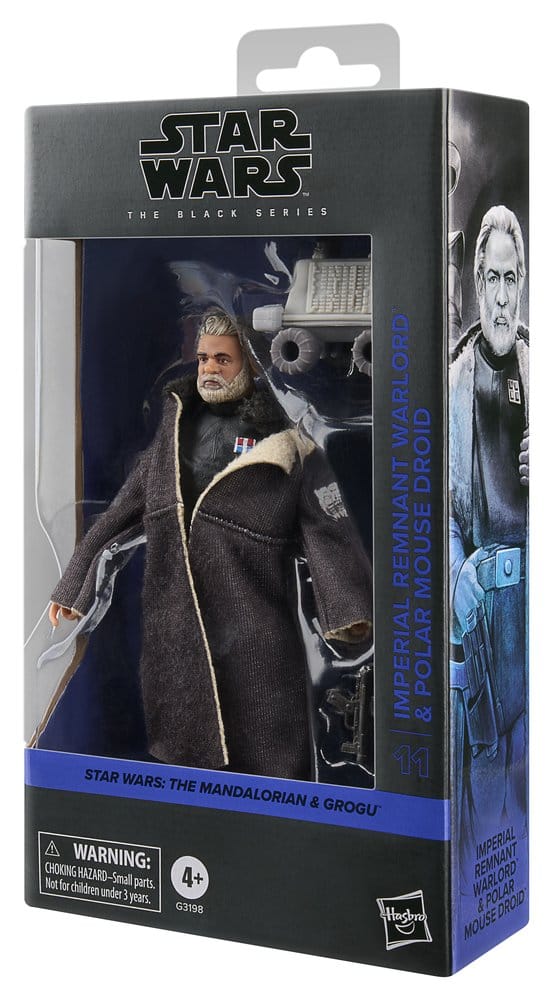 Star Wars: The Mandalorian & Grogu Black Series Figura Imperial Remnant Warlord & Polar Mouse Droid 15 cm