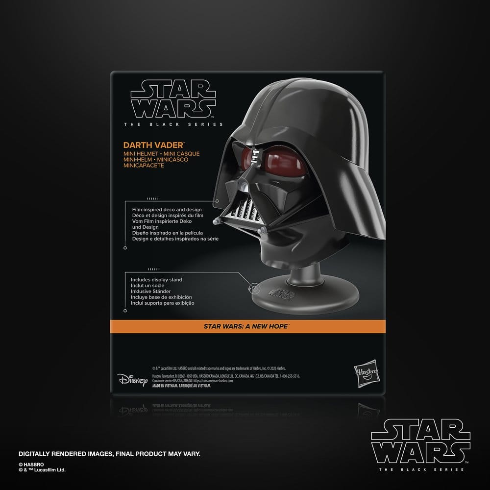 Star Wars Episode IV Black Series Minicasco Darth Vader 15 cm