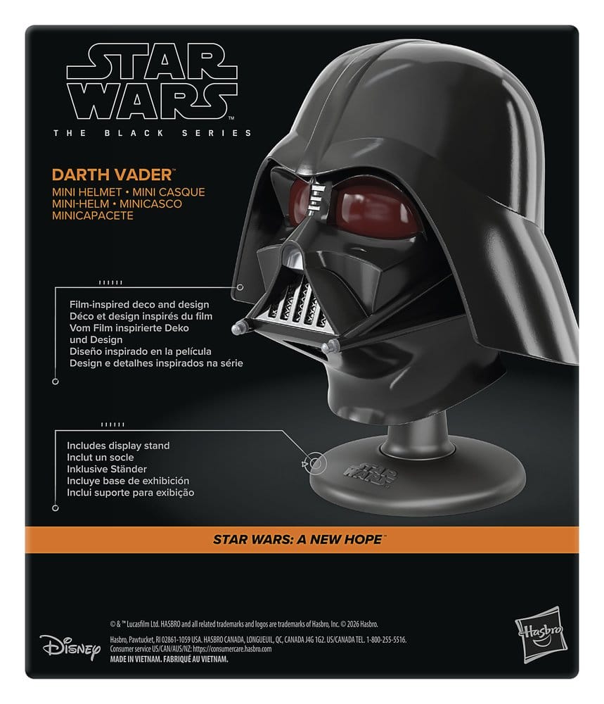 Star Wars Episode IV Black Series Minicasco Darth Vader 15 cm