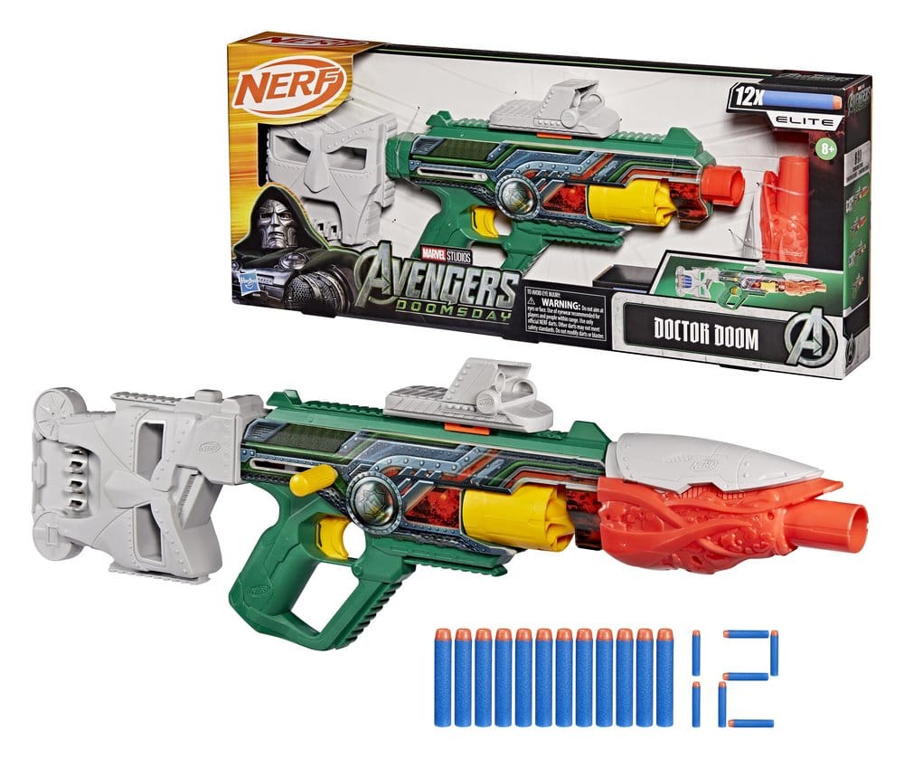 Avengers: Doomsday NERF Lançador de Dardos Doctor Doom