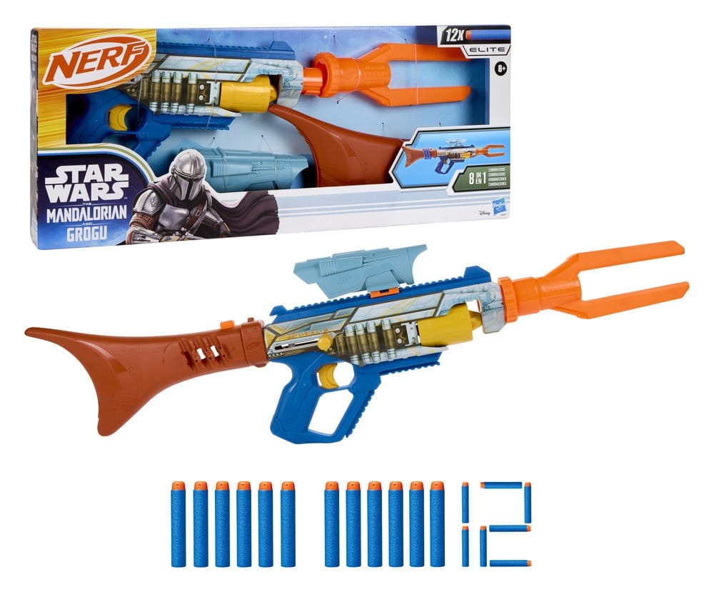 Star Wars: The Mandalorian and Grogu NERF Lançador de Dardos The Mandalorian