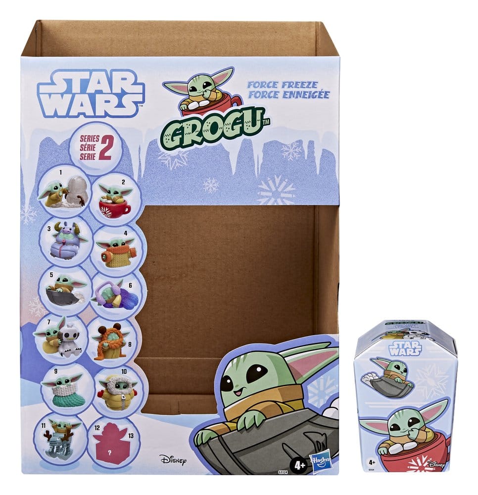 Star Wars Minifiguras 4 cm Grogu Force Freeze Series 2 Cajas Sorpresas Expositor (24)