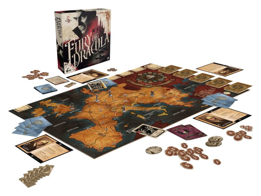 A Fúria de Drácula Jogo de tabuleiro 5.ª edição *Edição Alemã*