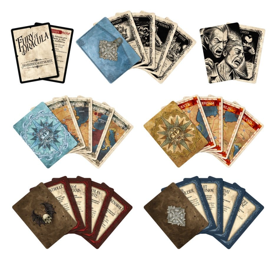A Fúria de Drácula Jogo de tabuleiro 5.ª edição *Edição Alemã*