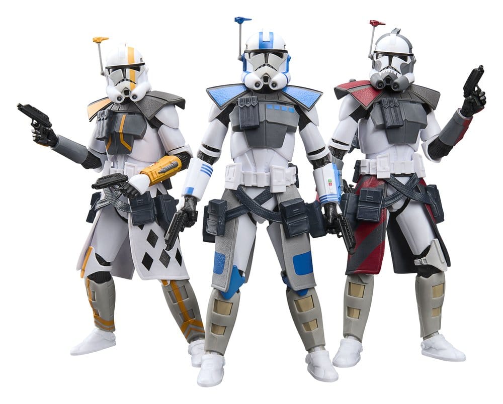 Star Wars: The Clone Wars Black Series Pack de 3 Figuras ARC Trooper Havoc, Colt & Blitz 15 cm Frikytopia