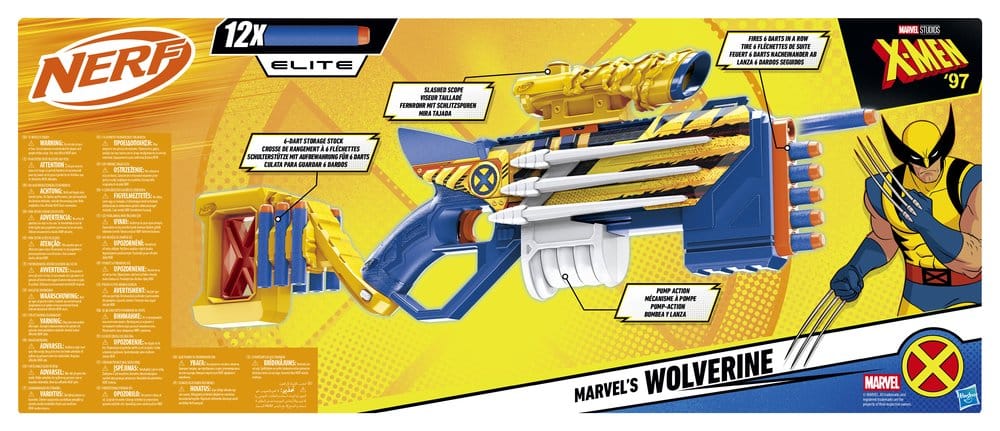 X-Men '97 NERF Lançador de Dardos Marvel's Wolverine