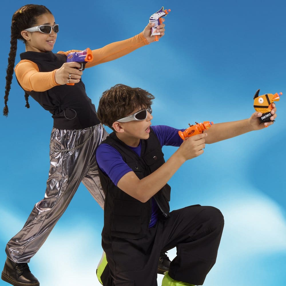 Fortnite NERF Pack de 4 Lançadores de Dardos Fortnitemares