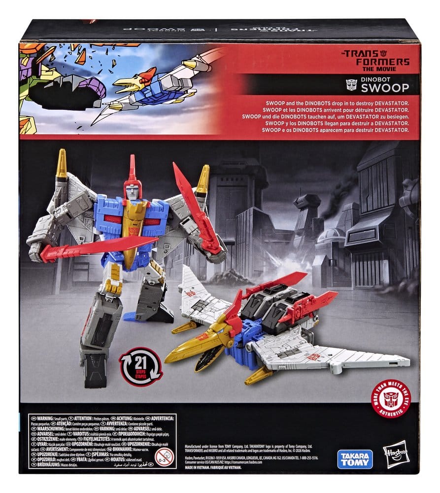Transformers: O Filme Studio Series Figura Leader Class Dinobot Swoop 21 cm