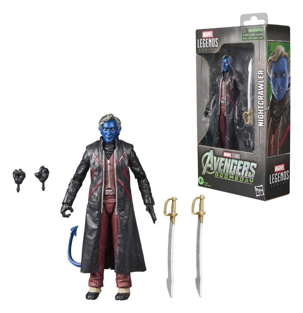 Avengers: Doomsday Marvel Legends Figura Nightcrawler 15 cm