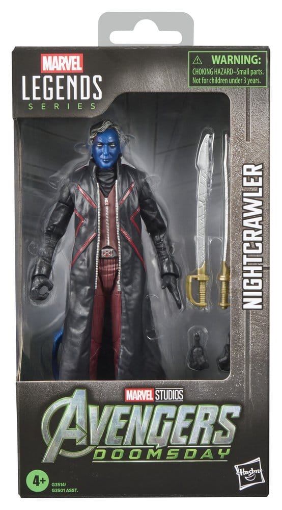 Avengers: Doomsday Marvel Legends Figura Nightcrawler 15 cm