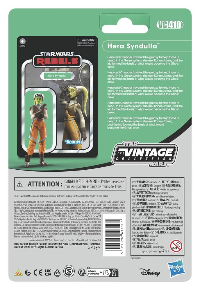 Star Wars Rebels Vintage Collection Figura Hera Syndulla (Spectre-2) 10 cm