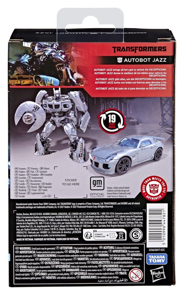 Transformers Studio Series Deluxe Class Figura Autobot Jazz 12 cm
