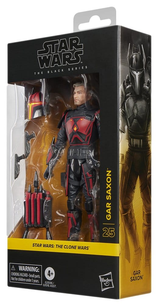 Star Wars: The Clone Wars Black Series Figura Gar Saxon 15 cm