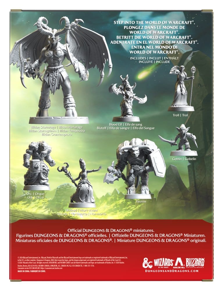 Dungeons & Dragons x World of Warcraft Miniaturas Set 1